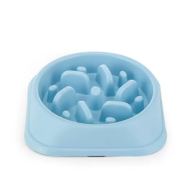 Slow Feeder Bowl for Cats and Dogs - Blue