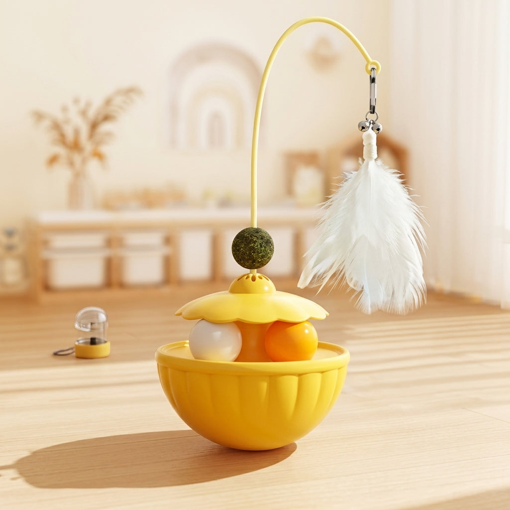 Tumbler Puzzle Feeder for Cats