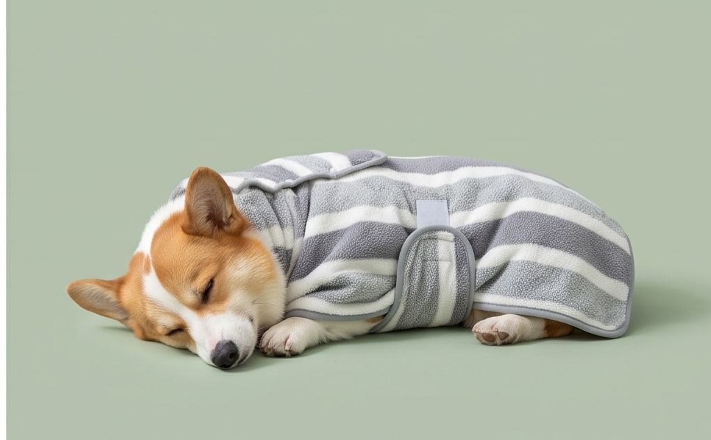 Absorbent Drying Robe for Dogs and Cats