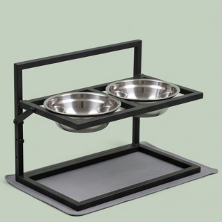 Adjustable Dog Bowl Stand - Bowls Not Included