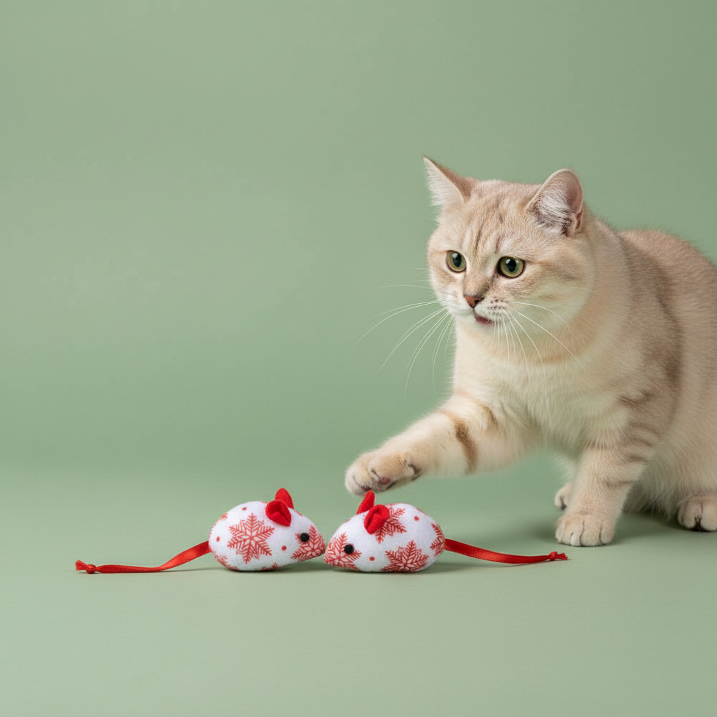 Christmas Cat Mice – Cat Lifestyle 1