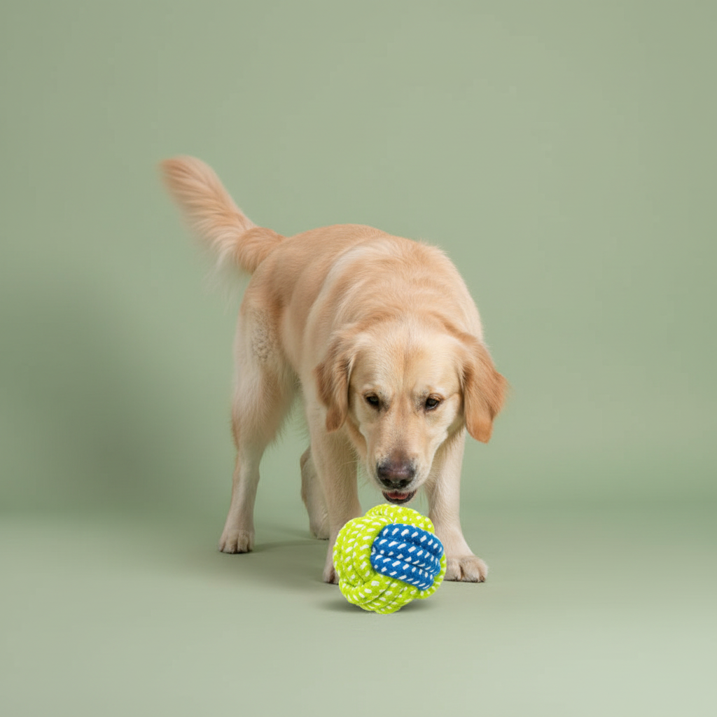 Cotton Rope Dog Toy – Dog Lifestyle 1