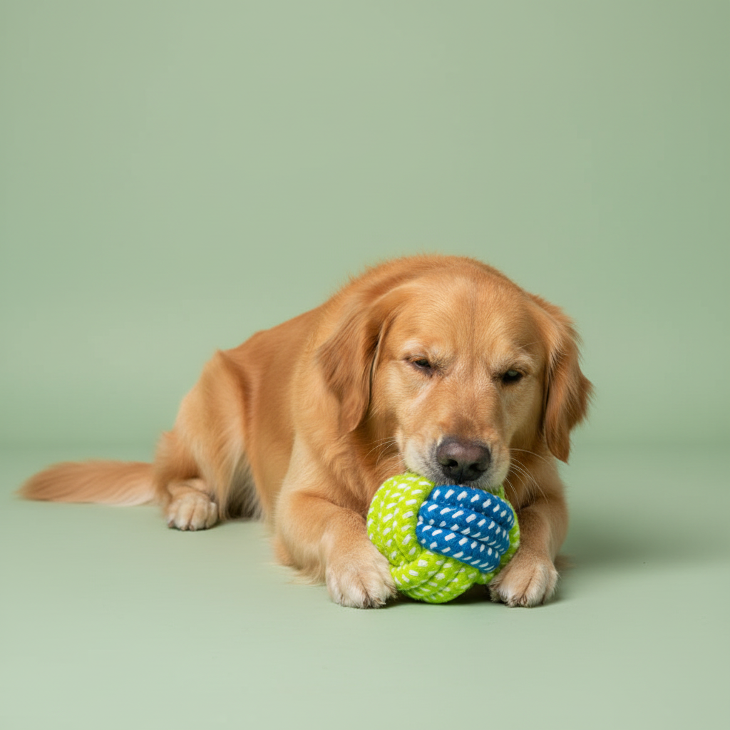 Cotton Rope Dog Toy – Dog Lifestyle 2