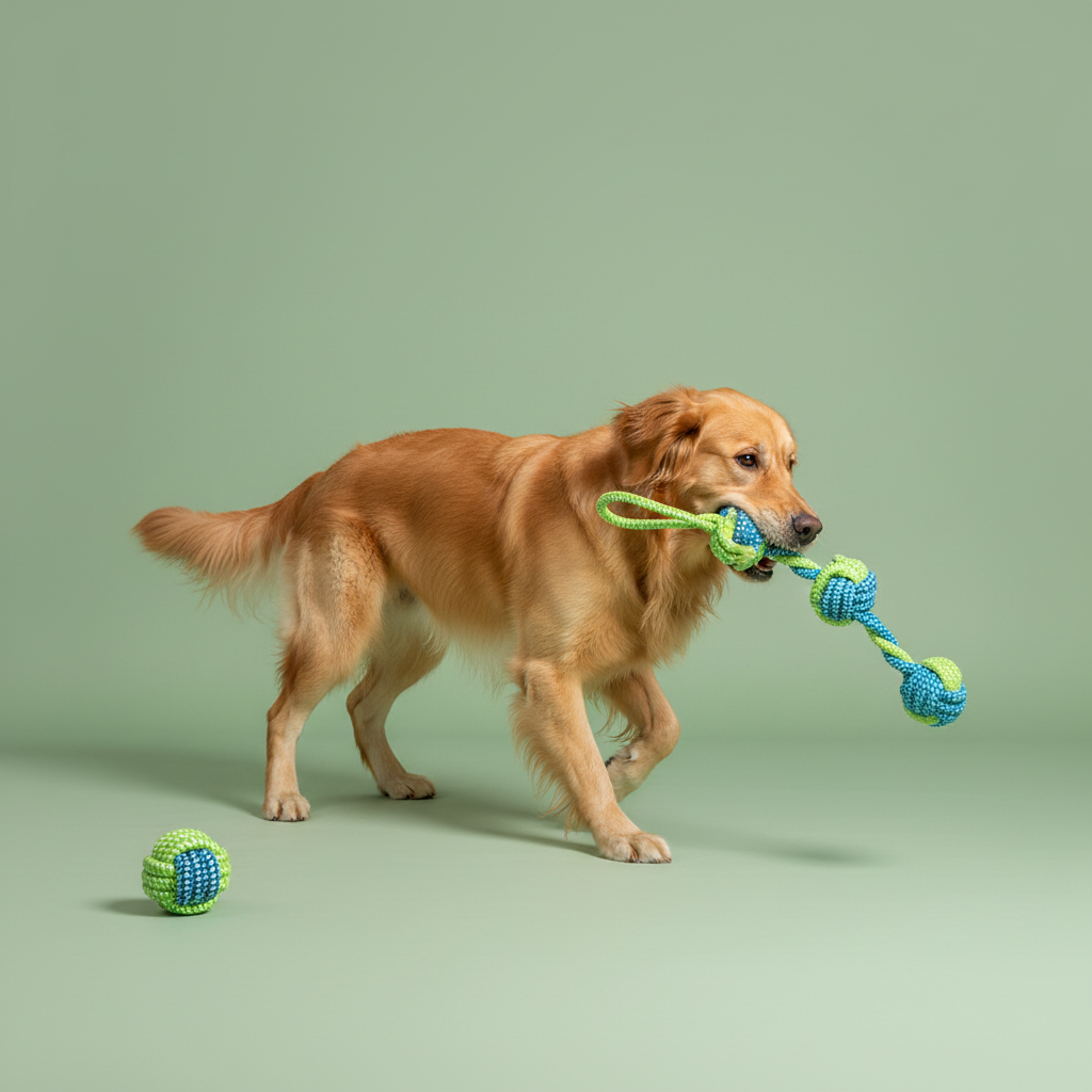 Cotton Rope Dog Toy Set – Dog Lifestyle 1