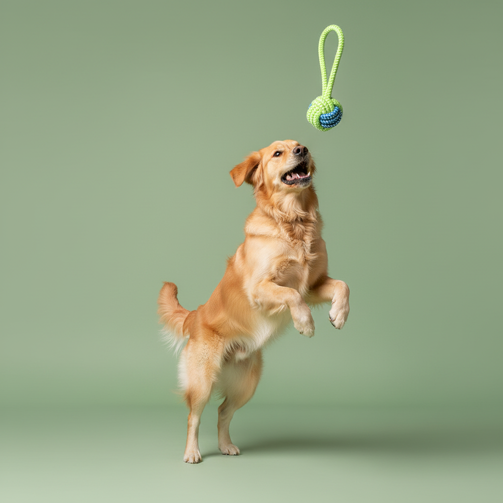 Cotton Rope Dog Toy Set – Dog Lifestyle 2