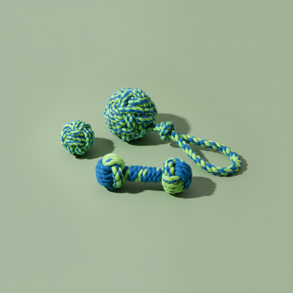 Cotton Rope Dog Toy Set – Hero