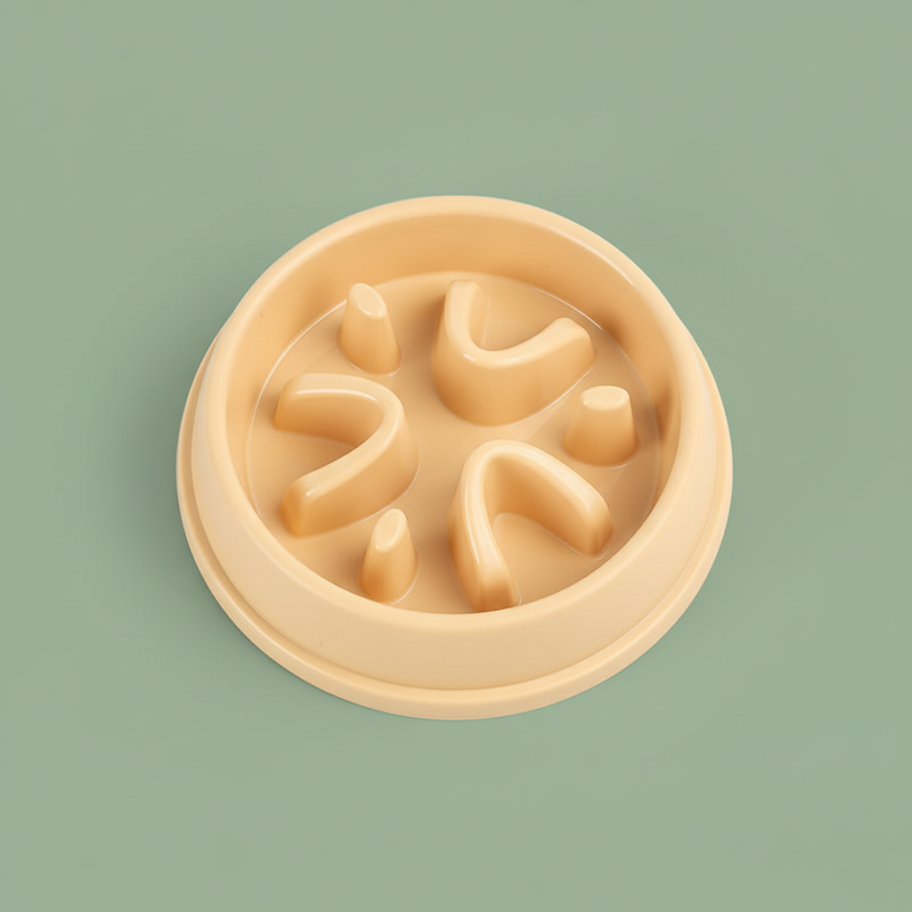Round Slow Feeder Bowl – Detail