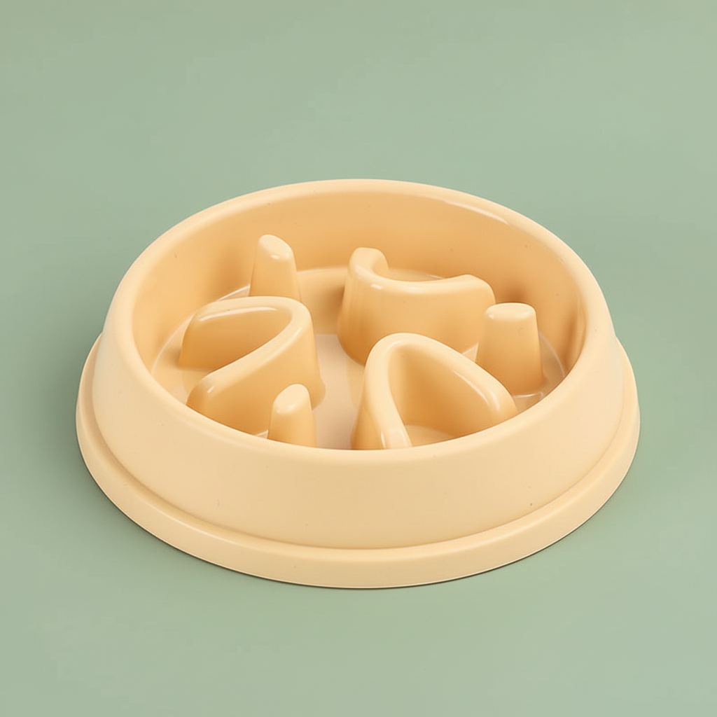 Round Slow Feeder Bowl – Hero