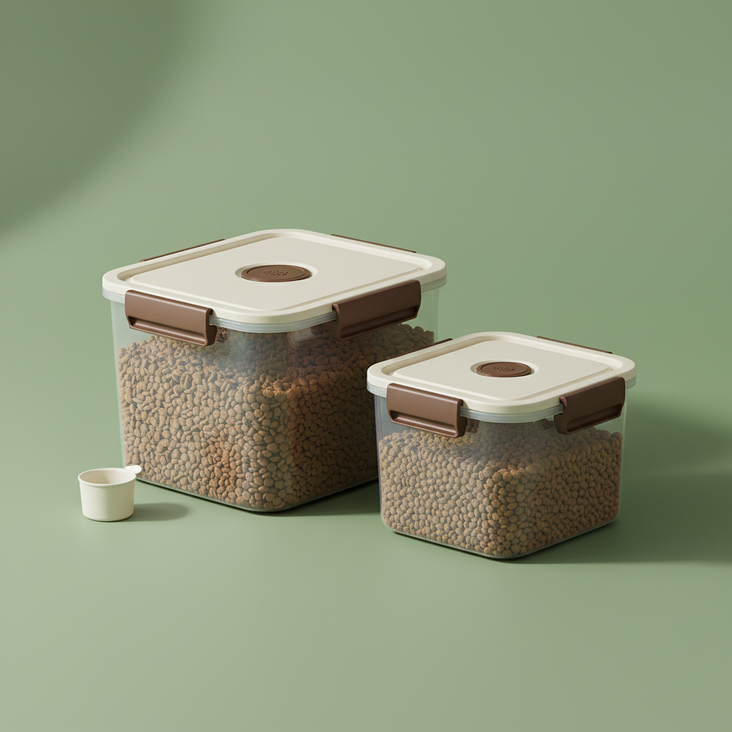Sealed Pet Food Storage Bin – Hero