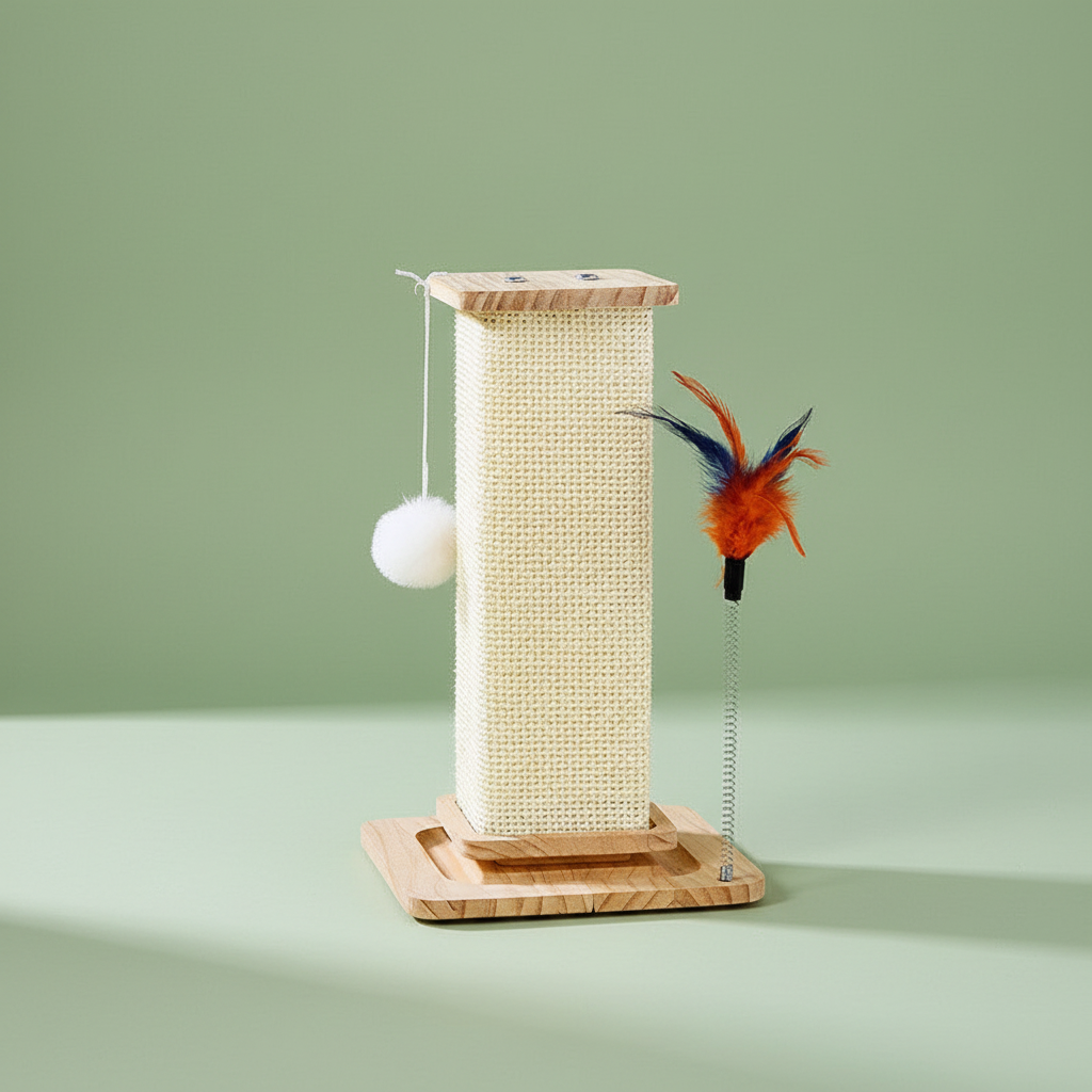 Sisal Cat Scratching Post – Front